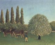 Henri Rousseau THe Pasture oil painting artist